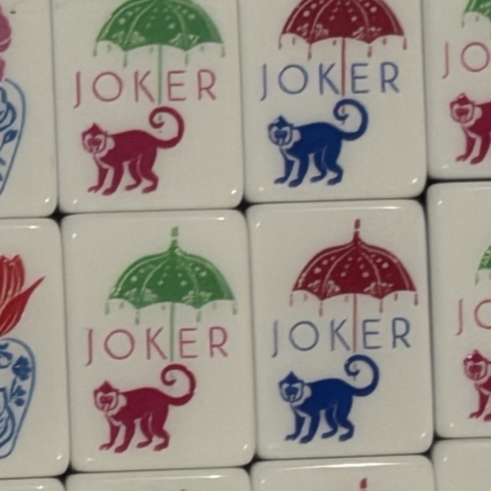 NEW! Beautiful Layered Mahjong Tiles – American Set 160 Tiles - Dark Purple - Picture 11 of 14